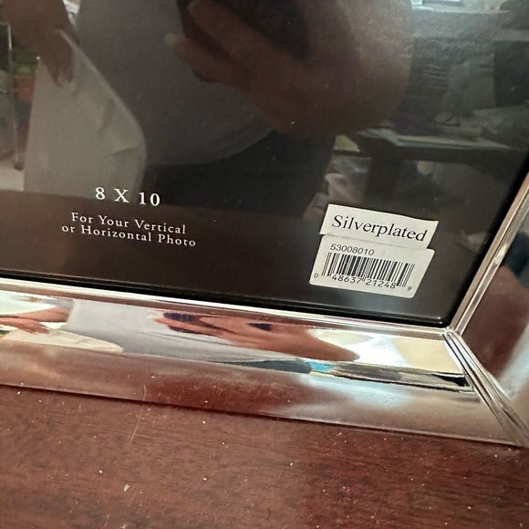 Wedding Photo Frame Siver Plated 8x10 - Picture 2 of 3